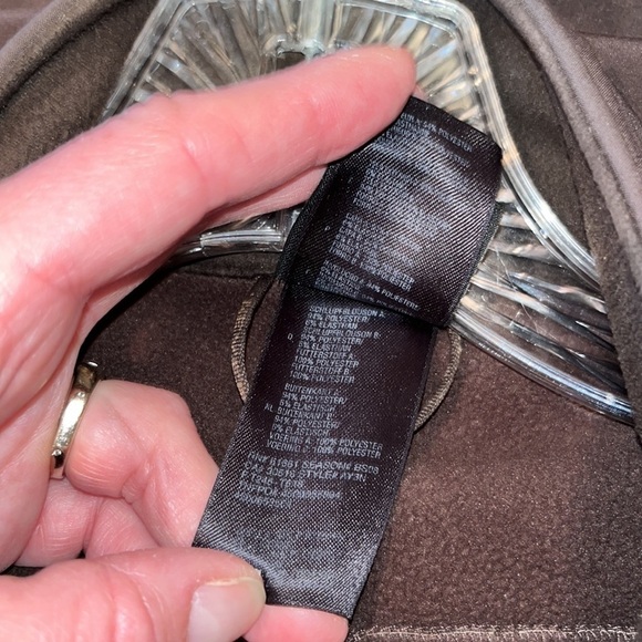 𝅺Rare Northface brown soft shell 1990 Trans-Antarctica Expedition coat size med - Picture 11 of 12